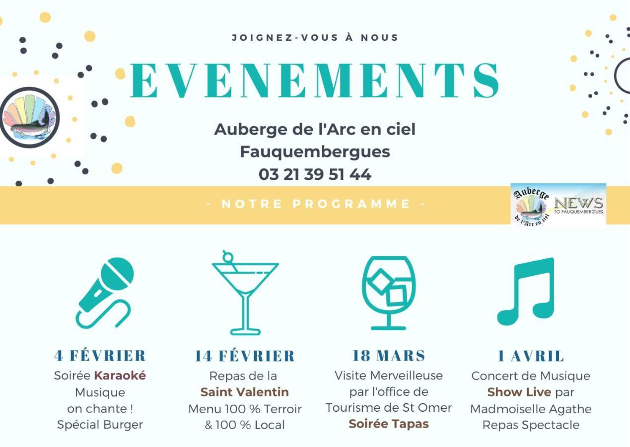 Fauquembergues Auberge De L'Arc En Ciel מראה חיצוני תמונה